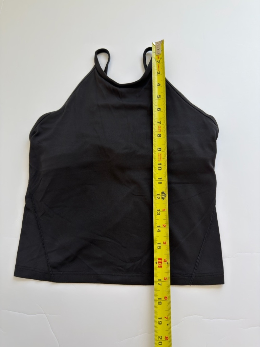 Lululemon Nulu High Neck Tank Top Women 4 Black Built In Bra Athletic Yoga - Picture 5 of 6